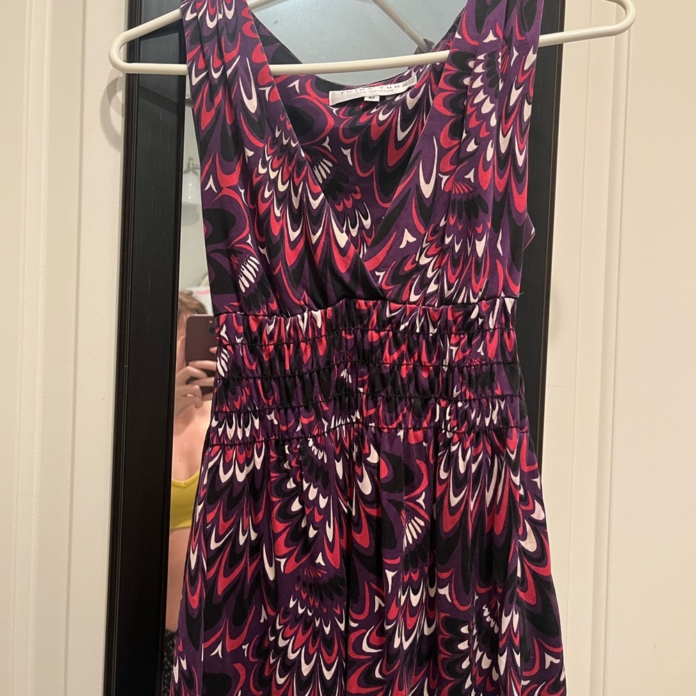 Fun patterned Trina Turk top